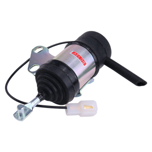 12V Fuel Stop Solenoid 16851-60014 for Kubota Tractor BX2350D BX2360 BX24D BX25 G2160 TG1860 GR2100 GR2110 GR2120 GR2120B