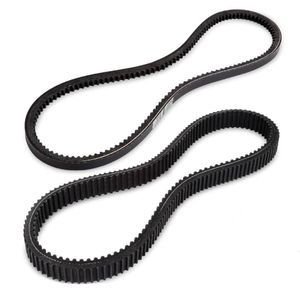 Drive & Starter Belt 606136 606138 for Kawasaki Engine 13 HP EZGO Golf Cart RXV TXT Workhorse