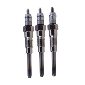 3 Pieces Glow Plug 19077-65510 for Kubota Engine D1403 D1503 D1703 D1803 Tractor L2600 L2800 L3240 L3300 L3540 L3800 L3940 L4240 L4740 L5240