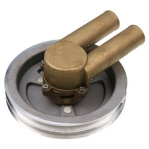 Polea de doble V para bomba de agua de mar 21214596 3858229 para motor Volvo Penta 4.3L 5.0L 5.7L