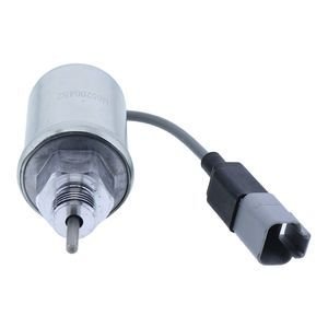 12V Fuel Shut Off Solenoid 365-3339 217-5204 for Caterpillar CAT Engine 3013C 3024C C1.5 C2.2 Loader 247B 257B 216