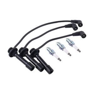 Spark Plug and Wire Kit MIU12783 MIA11722 for Yanmar Engine 3TNV70 John Deere UTV XUV 825i 835M