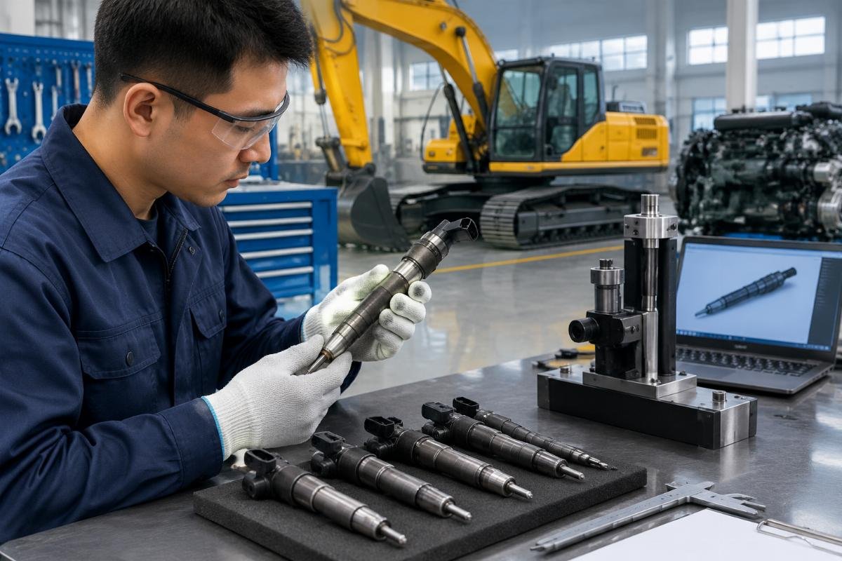 Fuel Injector 4928260 cross-reference fitment verification for Hyundai R800LC excavators