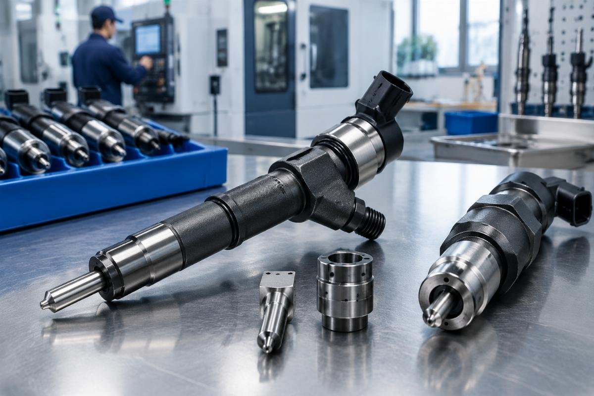 Fuel Injector for Kubota D1803 V2403 nozzle and body detail