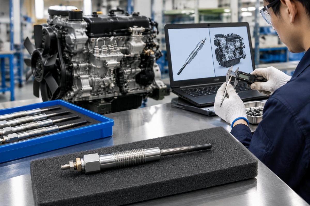 Glow Plug 16693SRV for Mitsubishi L3E engine fitment cross reference verification