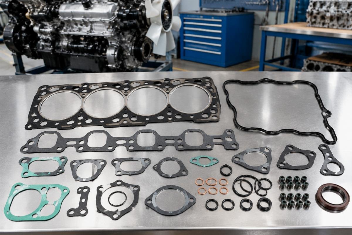 Overhaul Gasket Kit for Shibaura N844L N844LT engine gasket set layout