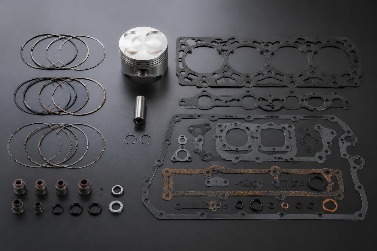 Overhaul Kit 24-108-22-S piston ring and gasket layout for Kohler CH/CV series engines