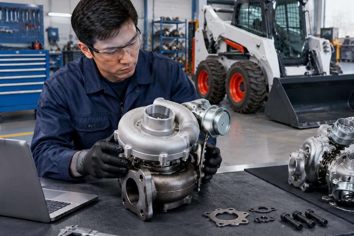 RHF3H Turbocharger 7000677 7020831 fitment verification for Kubota Bobcat skid steer