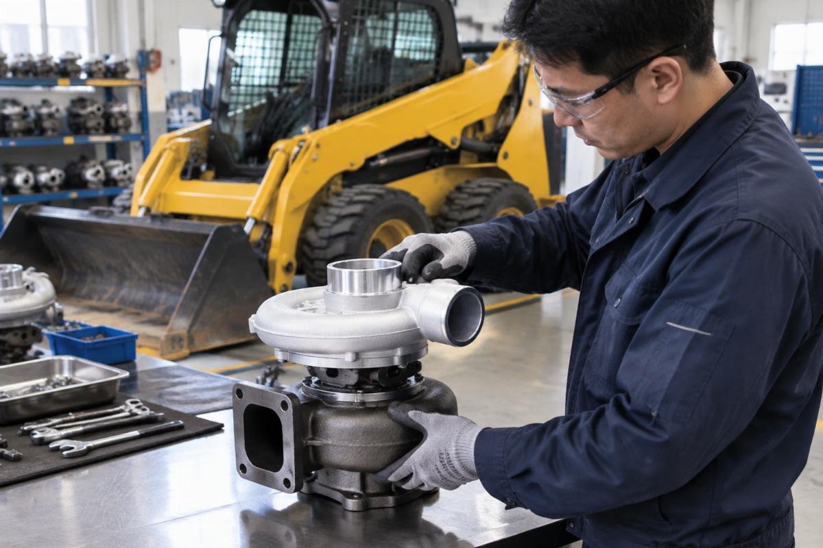 RHF4 turbocharger 513-6823 fitment verification for CAT skid steer loaders